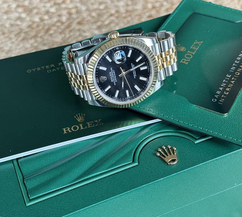 Rolex Datejust 41MM Gold/Steel Black Dial