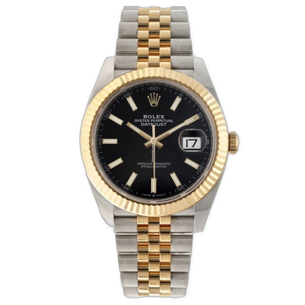 Rolex Datejust 41MM Gold/Steel Black Dial